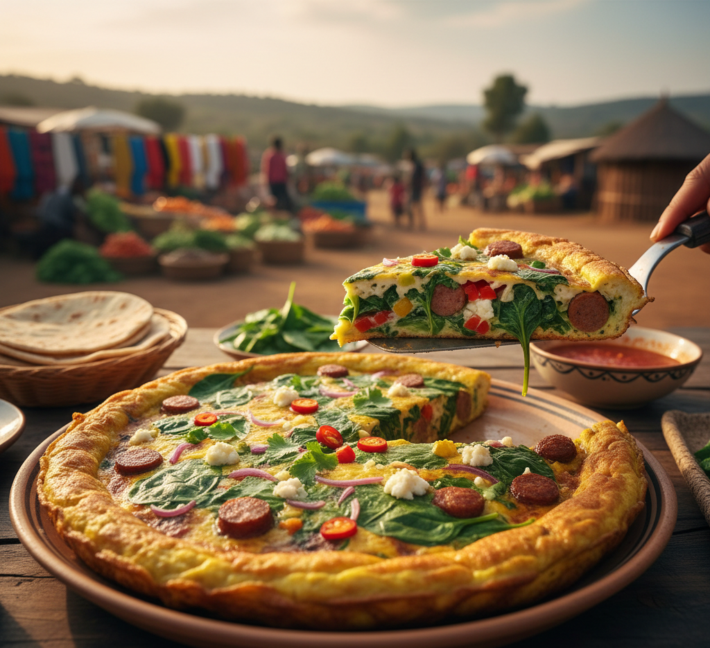 Frittata served in kenya