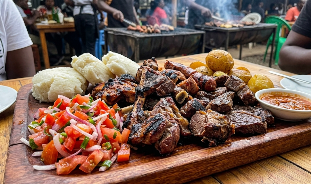 kilele nyama nairobi grill dishes kilele nyama nairobi restaurant interior